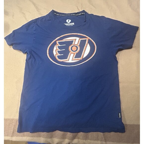 Gongshow Halifax T-Shirt Men's Size Large Short Sleeve Logo Streetwear Blue - Picture 1 of 10